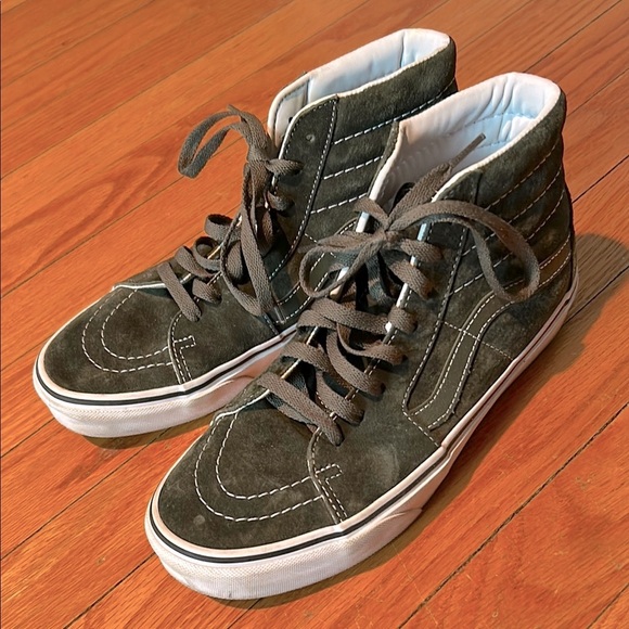 Vans Other - Vans Green High-Top Sneakers
